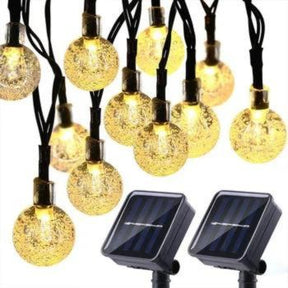 Cordão LED Solar Impermeável Jardim [DECORAÇÃO NATAL ANO NOVO]