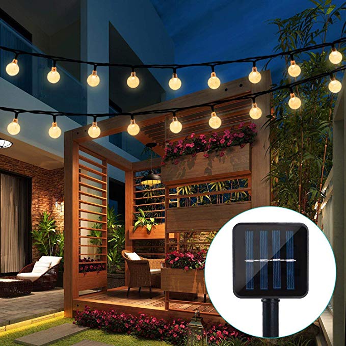 Cordão LED Solar Impermeável Jardim [DECORAÇÃO NATAL ANO NOVO]