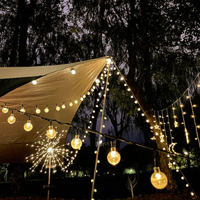 Cordão LED Solar Impermeável Jardim [DECORAÇÃO NATAL ANO NOVO]